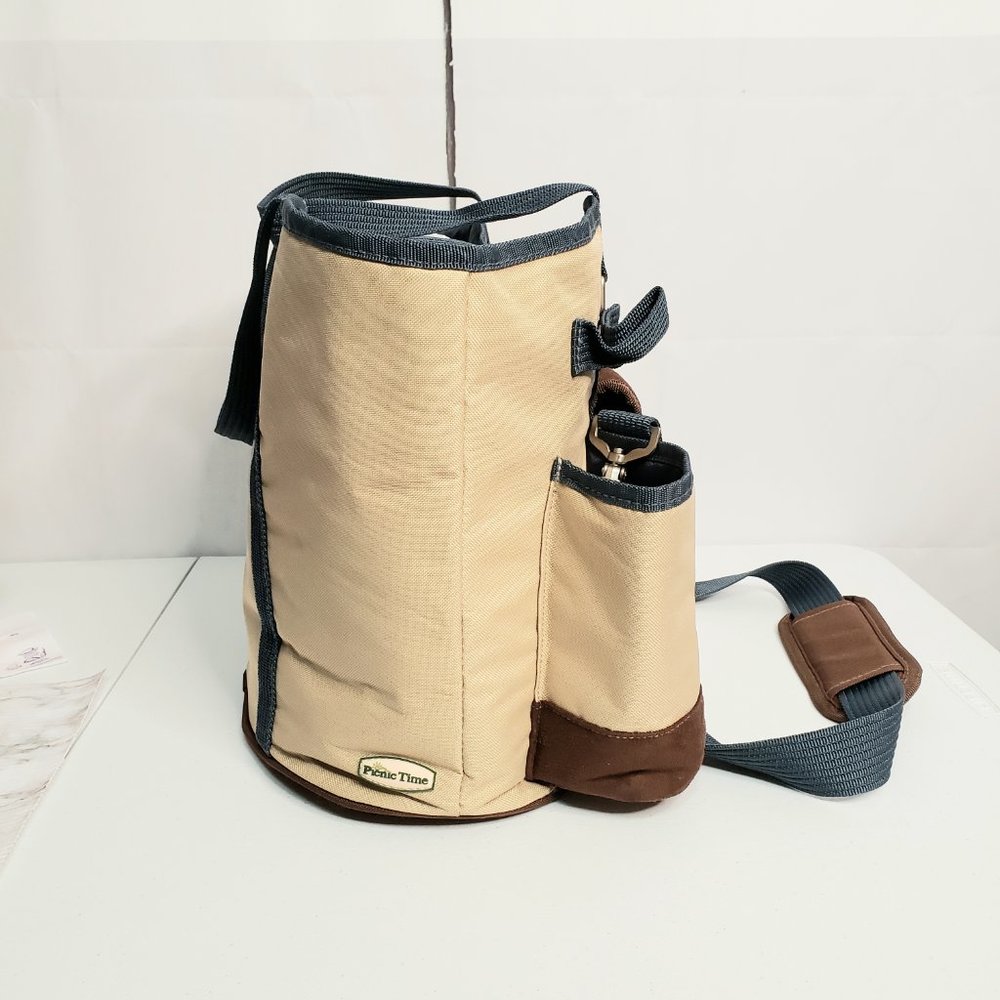 *SOLD* Legacy Wine Country Canvas Picnic Time Large Tote - Picture 5 of 11